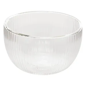 ClÃ©a StriÃ© Bowl 50 cl Transparent Boro Glass