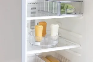 Rotating Tray for Fridge ” PET Rotatable Organizer, 25cm x 8.2cm