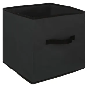 Entry-level range black storage box 31x31x31 cm with handle