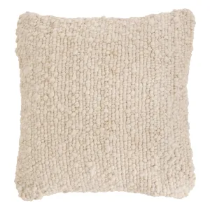 Cushion "Volna" Square Wool-Like Cushion 45x45x15 cm Removable Cover
