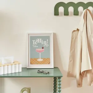 Framed Poster 'Cheri' - Vertical Wall Art Print 30x40 cm