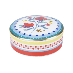 Round Box Mamma Mia Porcelain Decorative Box Ã˜13cm H5cm