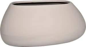 Cassetta Gaudi Flowerpot - Resin Planter, Light Grey, 85Ã—55Ã—37 cm