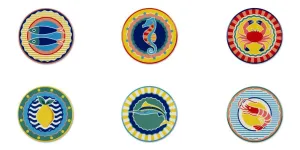 Corfu Set of 6 Coasters