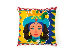 Decorative cushion, Sicilian style