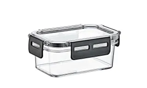 Clear Rectangular Food Storage Container, Transparent, BPA-Free, Multiple Sizes