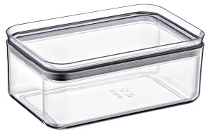 Crystal Rectangular Storage Container 0.75L Airtight Food Organizer