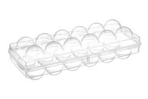 Egg Holder BPA-Free 12-Egg Storage Container for Kitchen Organization