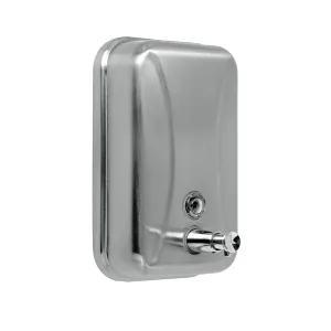 Stainless Steel Soap Dispenser Silver 1000ml Bathroom Accessory