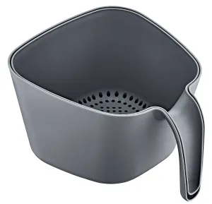 Double Strainer with Handle Plastic Kitchen Colander