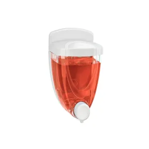 Liquid Soap Dispenser Wall Mounted ABS Plastic Refillable 350ml 650ml