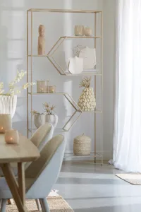Ceramic Vase Cream Decorative Accent for Modern Interiors 33.5 x 33 x 22.5 cm