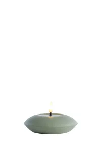 Table Lamp Led Green Round Metal Modern Accent Light
