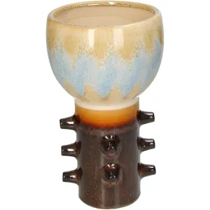 Planter Stoneware Blue Decorative Vase for Home Decor