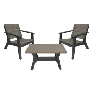 Tropicano Terrace Set Resin Fiberglass Outdoor Lounge Furniture