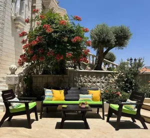 Portofino Sofa 3 Seaters Resin Fiberglass Outdoor Sofa