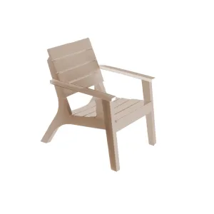 Portofino Armchair Resin Fiberglass Outdoor Weather-Resistant Chair