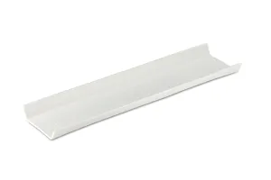 White Narrow Rectangular Gourmet Tray Porcelain Serveware 41x10.5cm