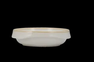 Beije Porcelain Deep Plate, Scratch-Resistant Stoneware Tableware