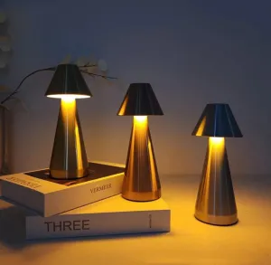Led Desk Lamp Gold Touch Control Modern Table Light