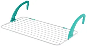 Clothes Drying Rack Adjustable Foldable Steel Frame 10m Surface