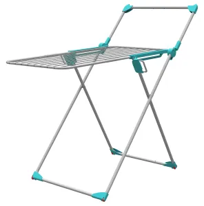 Olympo Tan Carville Drying Rack Foldable Stainless Steel Clothes Dryer