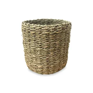 Vero Utensil Basket Natural Seagrass Organizer for Kitchen or Home