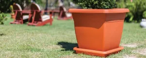 Villa Square Pot Large Modern Flowerpot for Indoor and Outdoor Decor