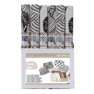 Cotton & Fiber Mat 60x90 cm Printed Area Rug for Home Decor