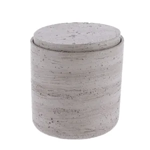 Cotton Box Concrete Effect Polyresin Bathroom Storage Organizer