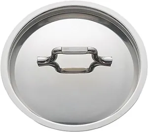 Inox Stainless Steel Pot Pan Lid 20 cm Silver
