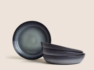 Gray Glazed Deep Plate