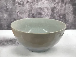 Grey Reactive Glaze Salad Bowl
