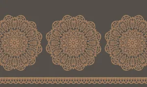 Coir Mat Mandala Design Doormat