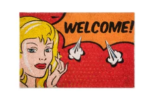 "POP" Doormat with Non-Slip PVC Backing