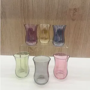Handmade Colored Glass Teacup