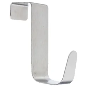 2 Hook Stainless Steel Hooks with Bamboo Ends