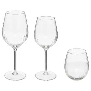 Volta Glassware Set 12pcs - Elegant Wine Glasses