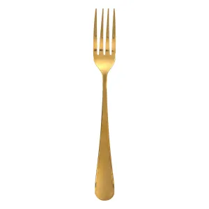 Gold Stainless Steel Fork 4PCS Set