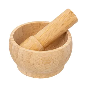 Bamboo Pestle for Efficient Grinding