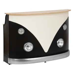 Bar Cabinet Gaston with Mango Wood Top