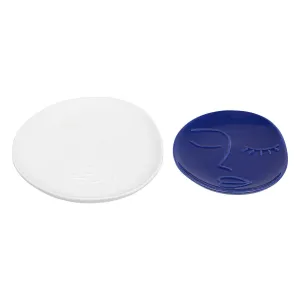 Soleya Ceramic Storage Tray Set - Day & Night Faces
