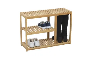 Bamboo Shoe Rack for 8 Pairs