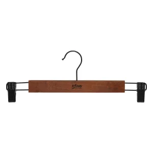 Wooden Clothes Hanger Set with Clips