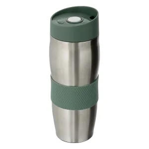 Insulated Stainless Steel Mug 0.35L with Silicone Grip