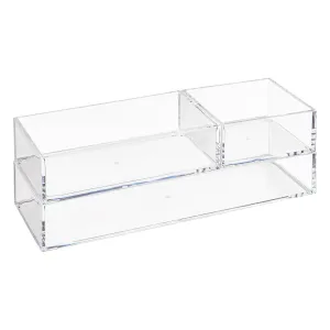 Tray with 3 Modular Compartments