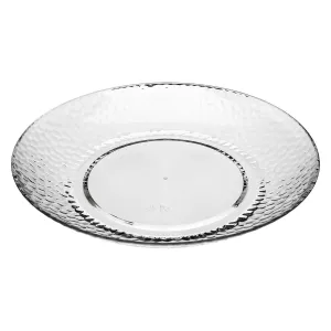 Hammered Plate, Transparent Polystyrene