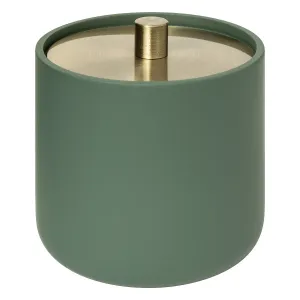 Ficus Cotton Jar Trio - Elegant Polyresin Storage