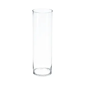 Glass Cylinder Vase, 49.9 cm