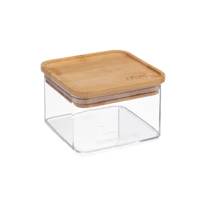 Square Storage Box with Bamboo Lid